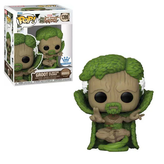 Funko Pop! Collectible Action Figure Marvel "We Are Groot as Doctor Strange" #1399 - Funko Shop Exclusive - Jaiman Toys