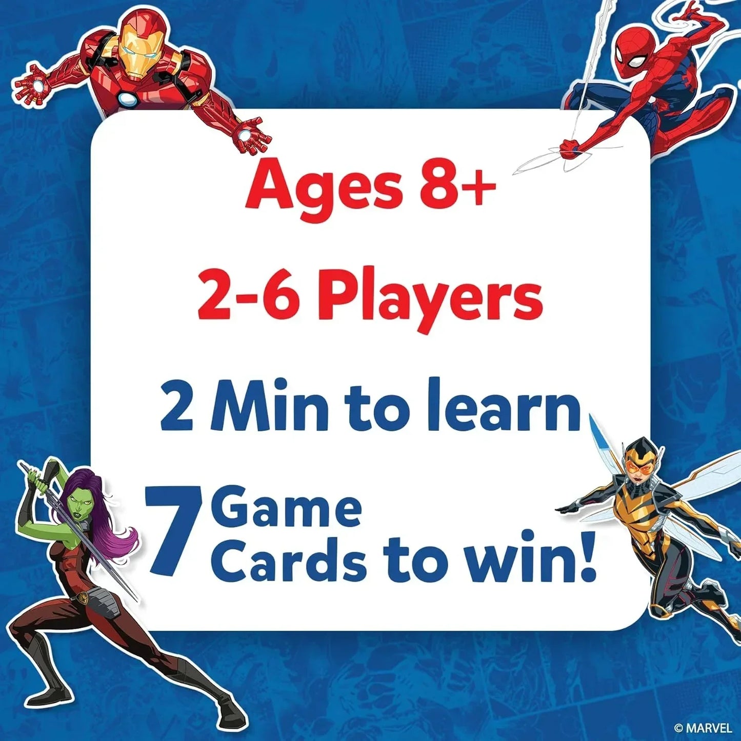 Skillmatics Card Game - Guess in 10 Marvel, Perfect for Boys, Girls, Kids, Teens, Adults Who Love Board Games, Toys, Avengers, Spiderman, Iron Man, Gifts for Ages 8, 9, 10 and Up - Jaiman Toys