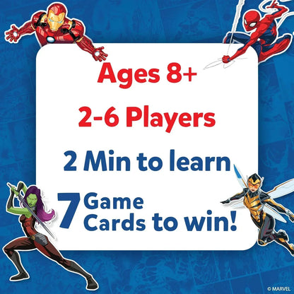 Skillmatics Card Game - Guess in 10 Marvel, Perfect for Boys, Girls, Kids, Teens, Adults Who Love Board Games, Toys, Avengers, Spiderman, Iron Man, Gifts for Ages 8, 9, 10 and Up - Jaiman Toys
