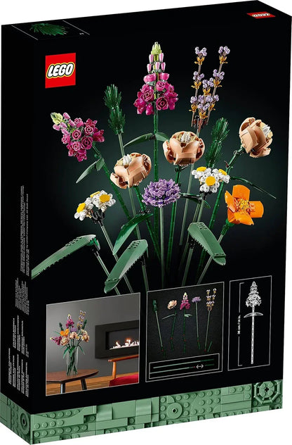 LEGO 10280 Flower Bouquet Building Kit (756 Pieces) ; Botanical Collection
