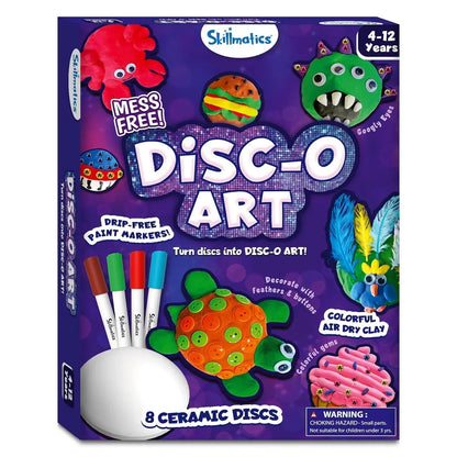 Skillmatics Art & Craft Activity - Disc-o Art, Mess-Free Art & Craft Activity for Girls & Boys, Craft Kits & Supplies, DIY Creative Activity, Gifts for Kids Ages 4, 5, 6, 7, 8, 9, 10, 11,12 - Jaiman Toys