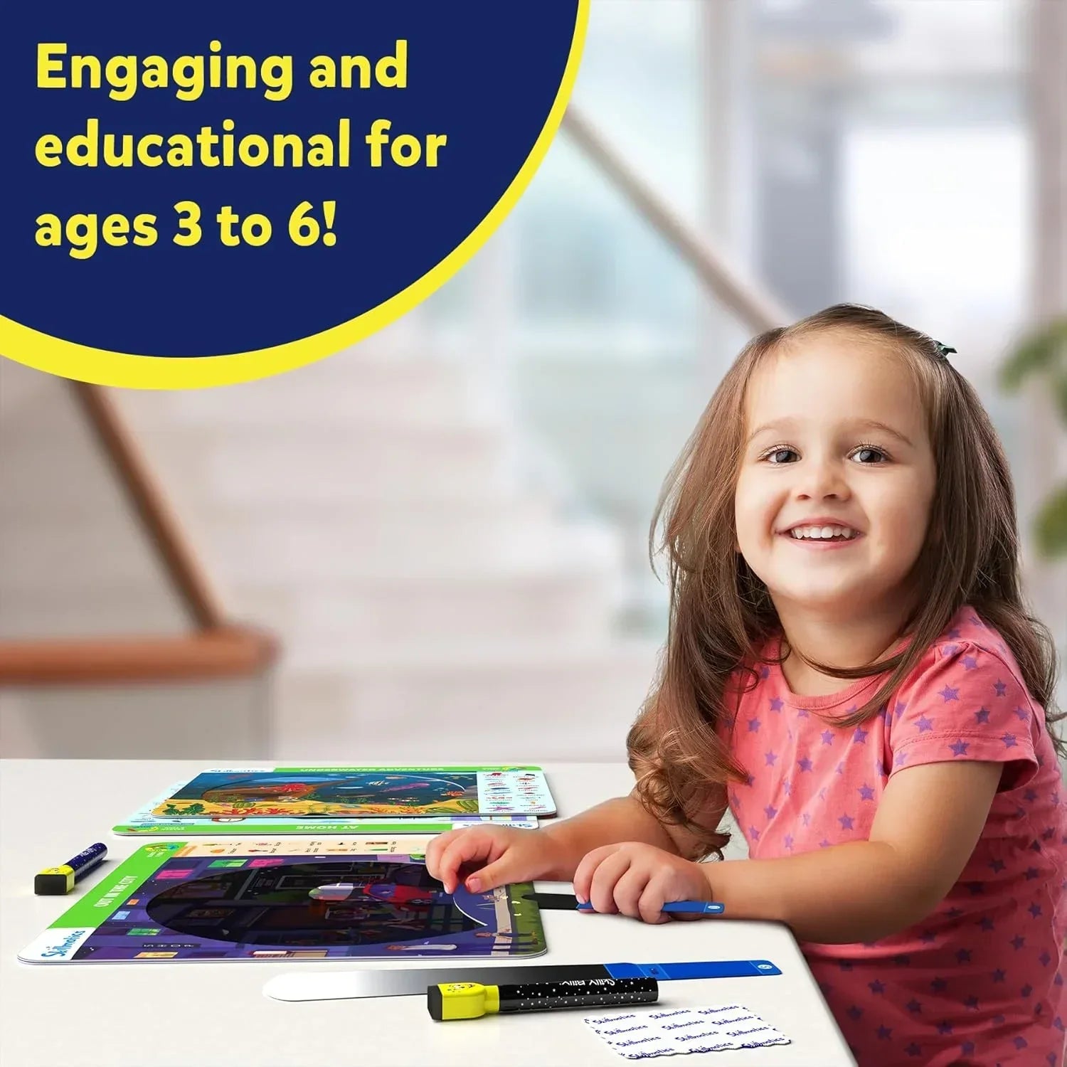 Skillmatics Preschool Learning Activity - Search and Find Flashlight Magic, Educational Game for Kids, Toddlers Who Love Toys, Art & Craft Activities, Gifts for Girls and Boys Ages 3, 4, 5, 6 - Jaiman Toys
