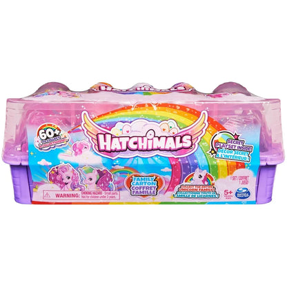Hatchimals CollEGGtibles, Cat Family Carton with Surprise Playset, 10 Characters and 2 Accessories, Kids Toys for Girls Ages 5 and up - Jaiman Toys