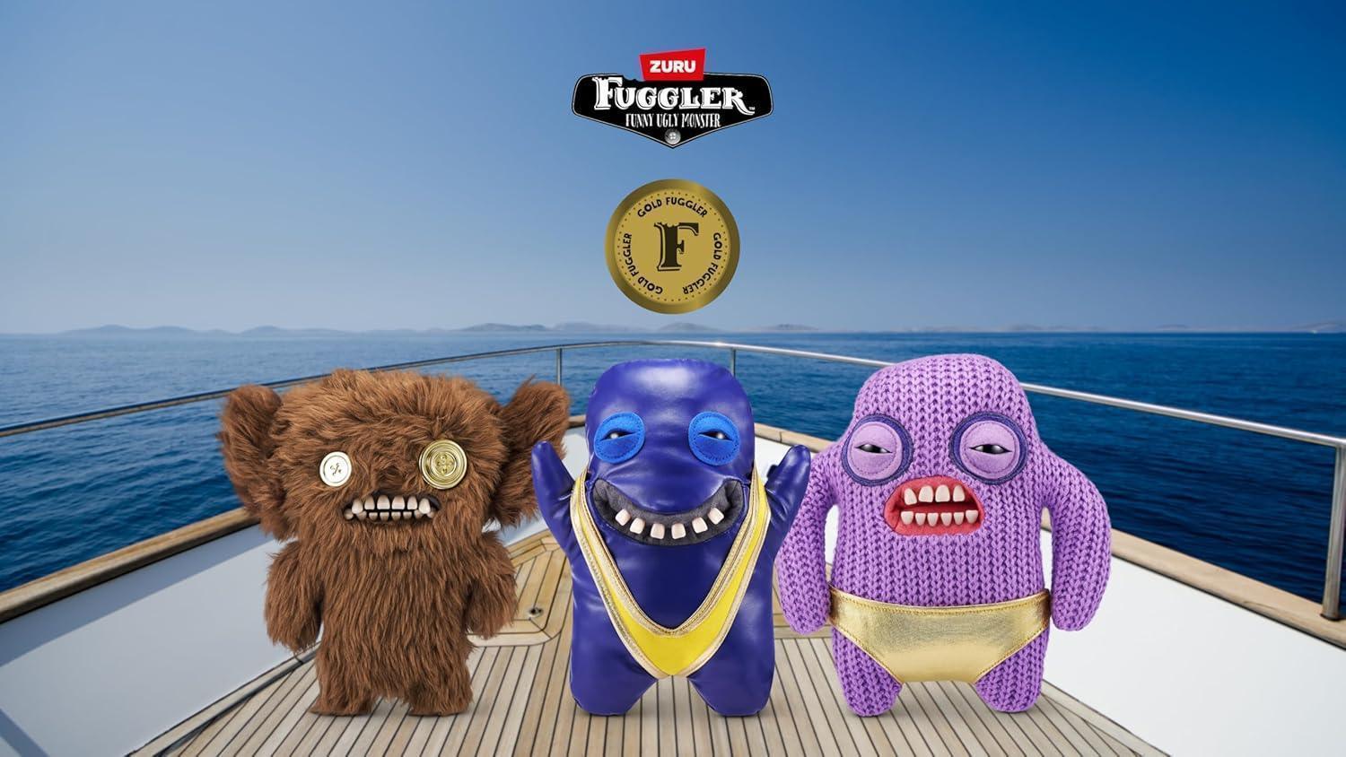 Gold Fuggs by ZURU Funny Ugly Monster, Plush, Collectible, Toy (Greedy Grinner - Pants) - Jaiman Toys
