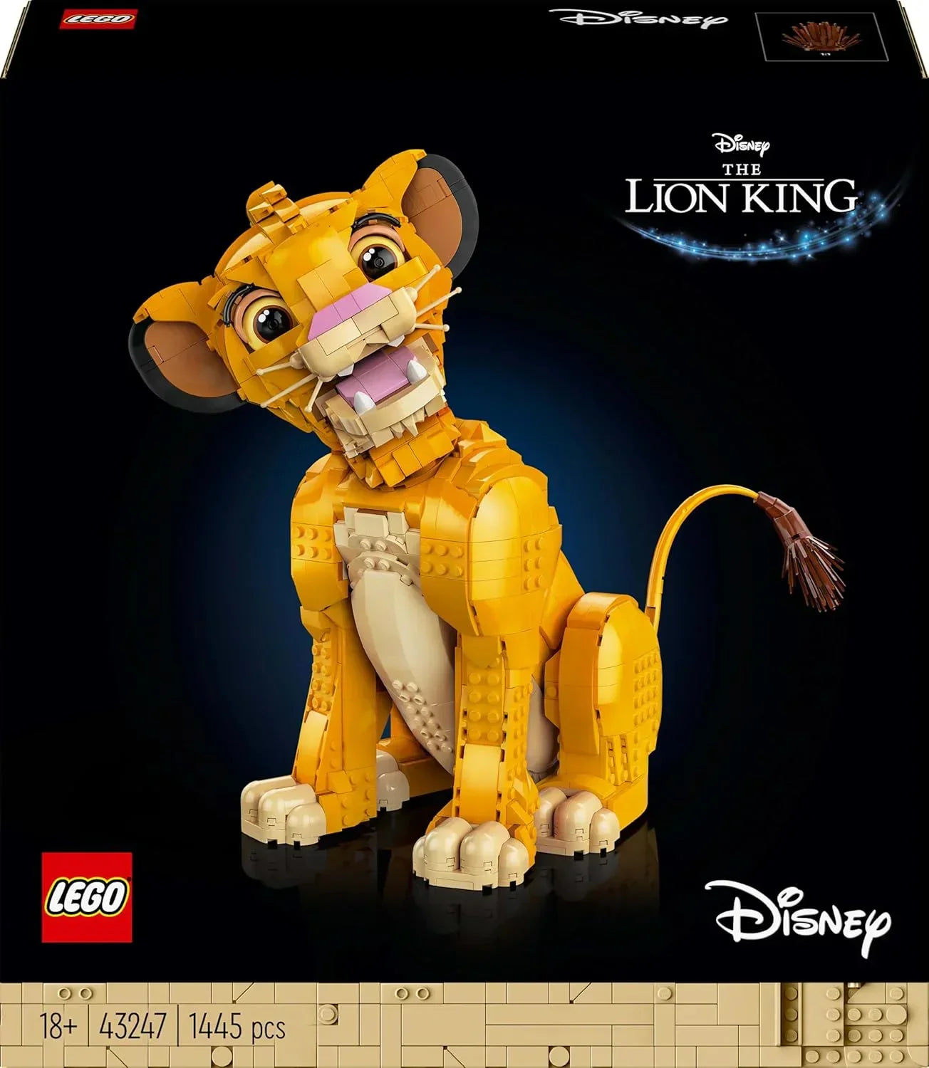 LEGO ǀ Disney Young Simba The Lion King Building Set 43247 Building Blocks for 18+ Gift - Jaiman Toys