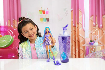 Mattel - Barbie Pop Reveal Fruit Series Barbie Grape Fizz Doll, Scent & Color Change - Jaiman Toys