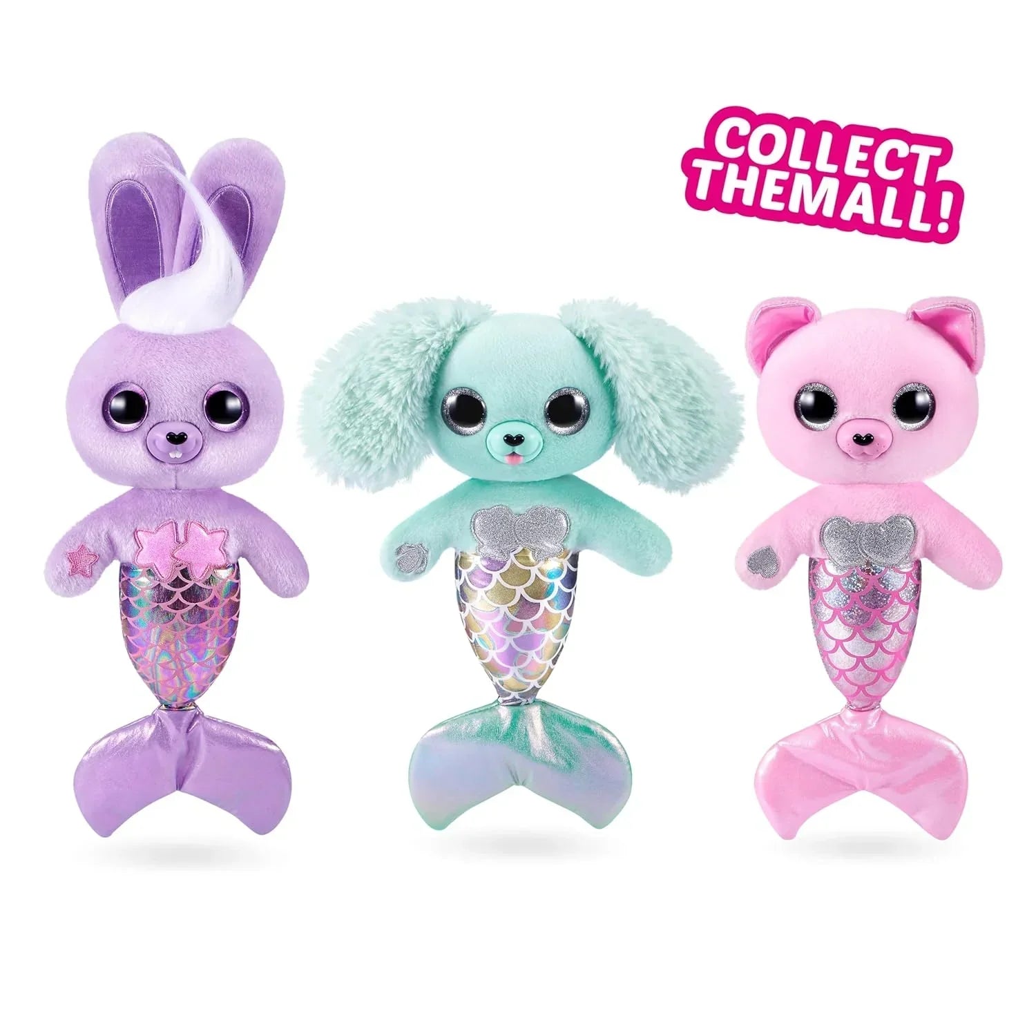 Pets Alive Furmaids by ZURU Mermaid Plush Interactive Light and Sound Girls Toy (Pink Rabbit) - Jaiman Toys