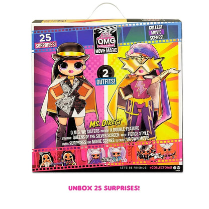 L.O.L. Surprise! OMG Movie Magic Ms. Direct Fashion Doll with 25 Surprises - Jaiman Toys
