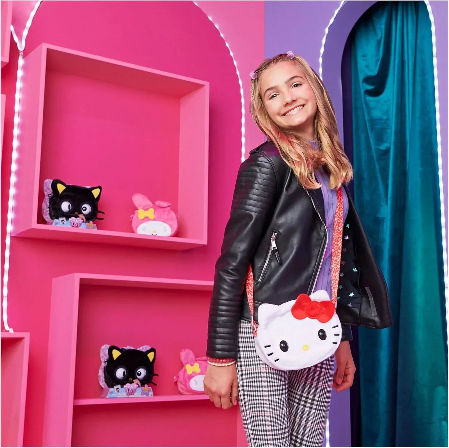 Purse Pets Hello Kitty 6065146 – Interactive Shoulder Bag with Sounds, Reactions & Music (5+ Years)