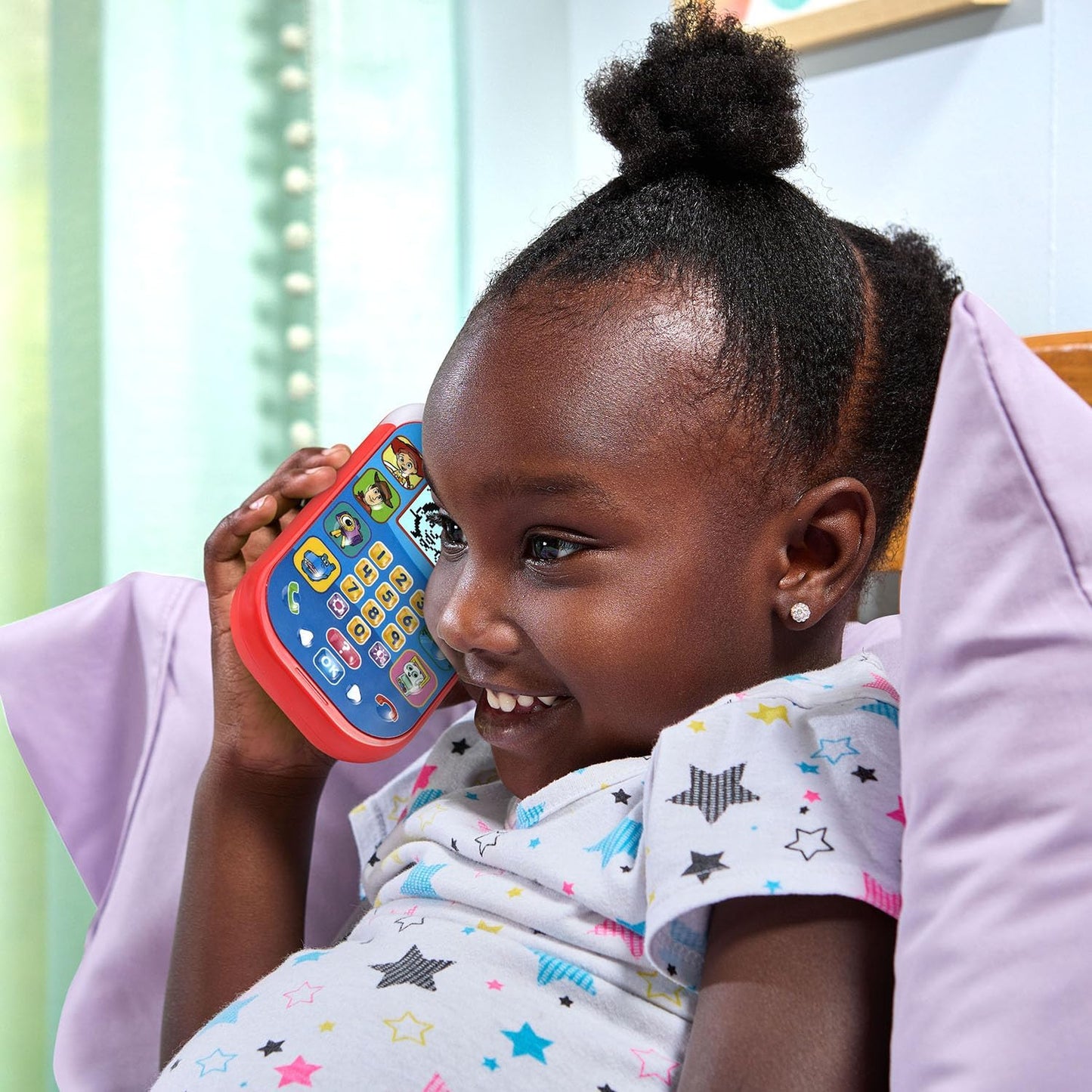 VTech Disney & Pixar Toy Story 5 Learning Phone | Interactive Educational Toy Phone with Lights, Sounds, Games & Character Voices for Kids