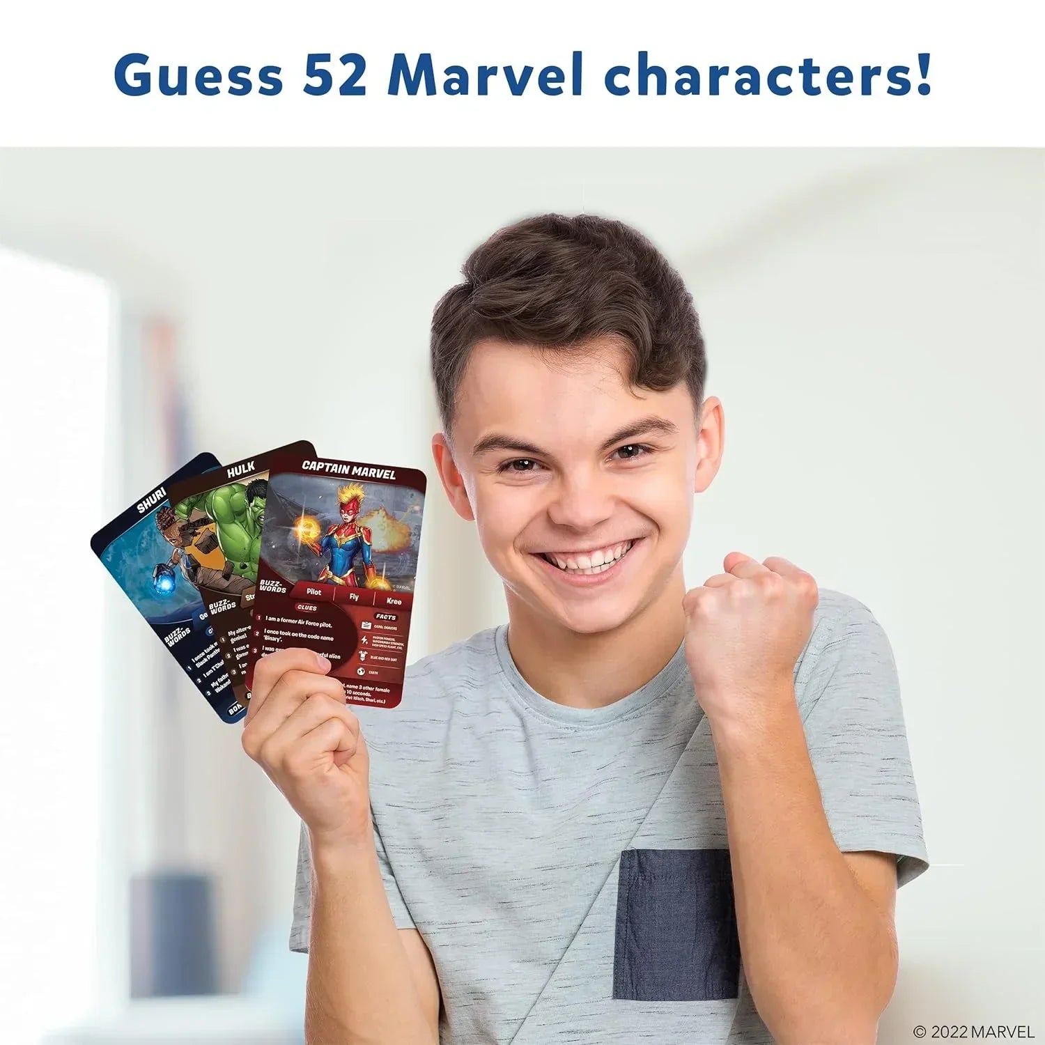 Skillmatics Card Game - Guess in 10 Marvel, Perfect for Boys, Girls, Kids, Teens, Adults Who Love Board Games, Toys, Avengers, Spiderman, Iron Man, Gifts for Ages 8, 9, 10 and Up - Jaiman Toys