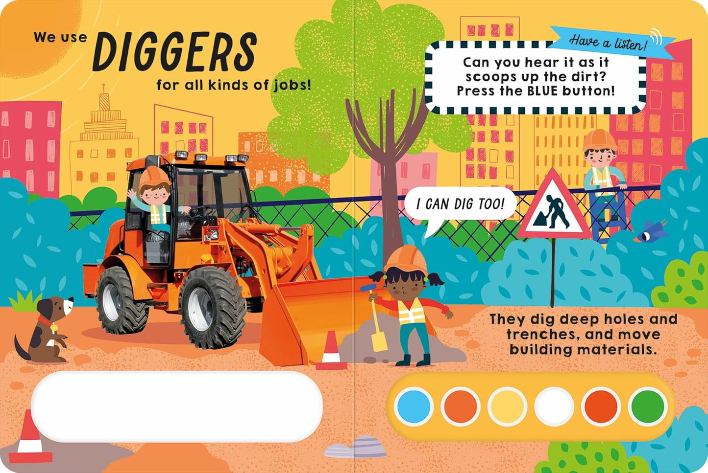 North Parade Time to Build! Light & Sound Construction Book for Kids