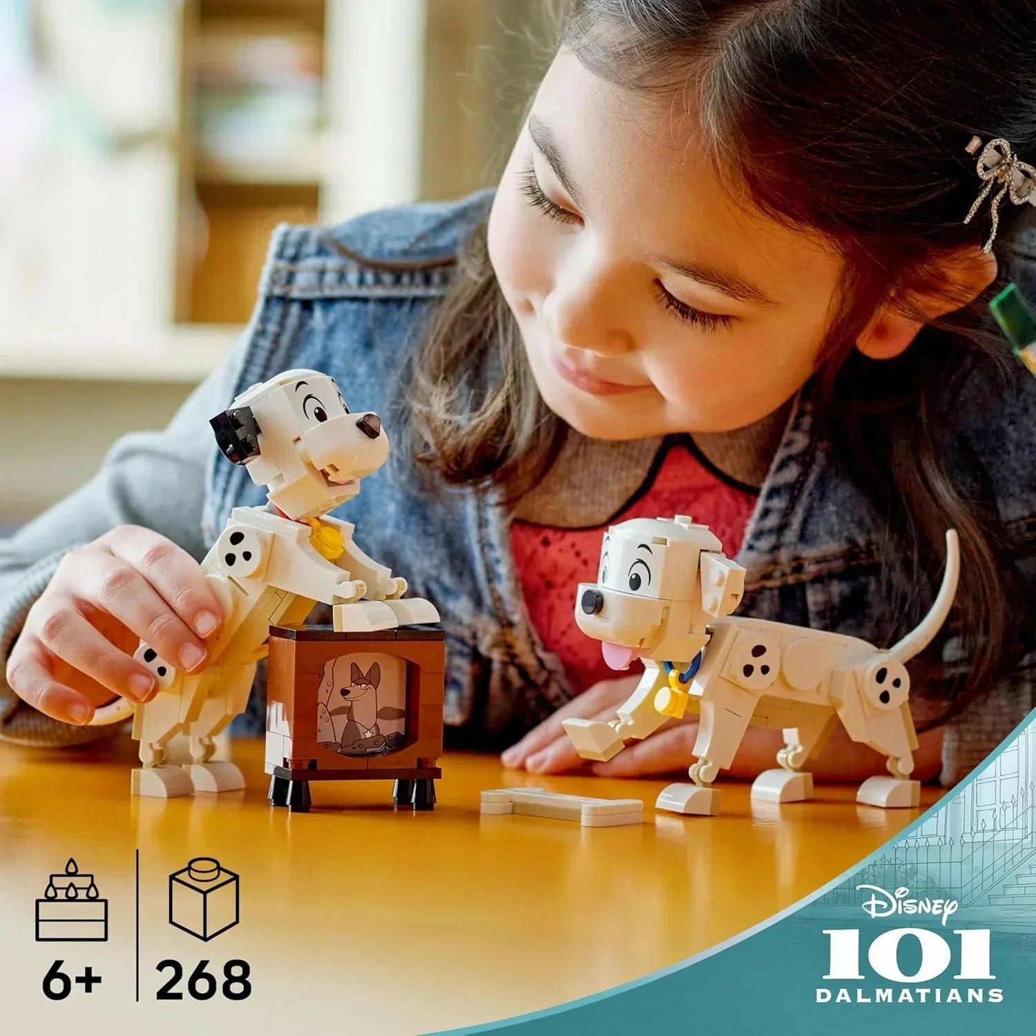 LEGO ǀ Disney Lucky & Penny 101 Dalmatians Puppies Building Toy 43271 Building Blocks Toys for 6+ Gift for Boys and Girls - Jaiman Toys