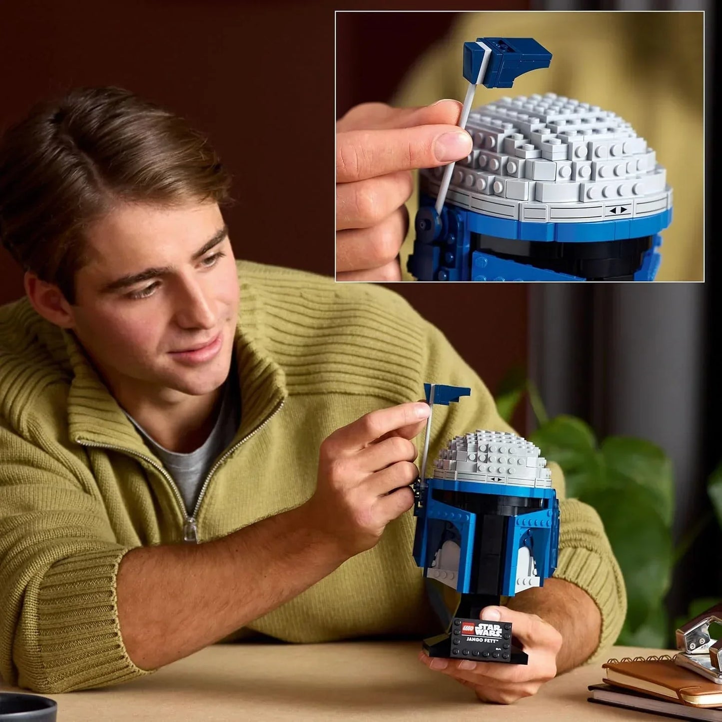 LEGO 75408 Star Wars Jango Fett Helmet Building Set (616 Pieces)