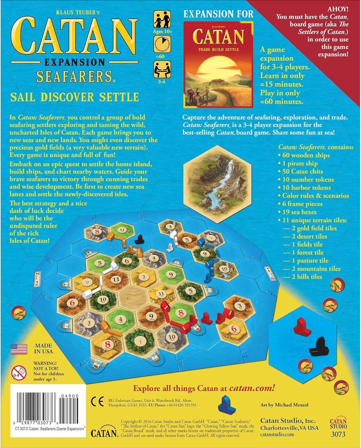 Catan: Seafarers Expansion Board Game - Jaiman Toys
