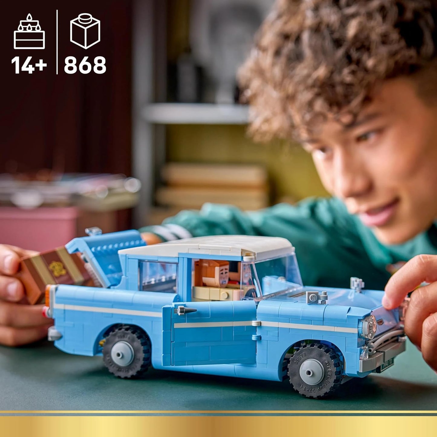 LEGO 76470 Harry Potter Enchanted Flying Ford Anglia Car Toy Building Set for Display and Play