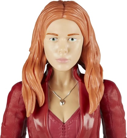 Marvel Avengers Infinity War Titan Hero Series Scarlet Witch 12-Inch Action Figure with Power FX Port | Official Hasbro Superhero Toy