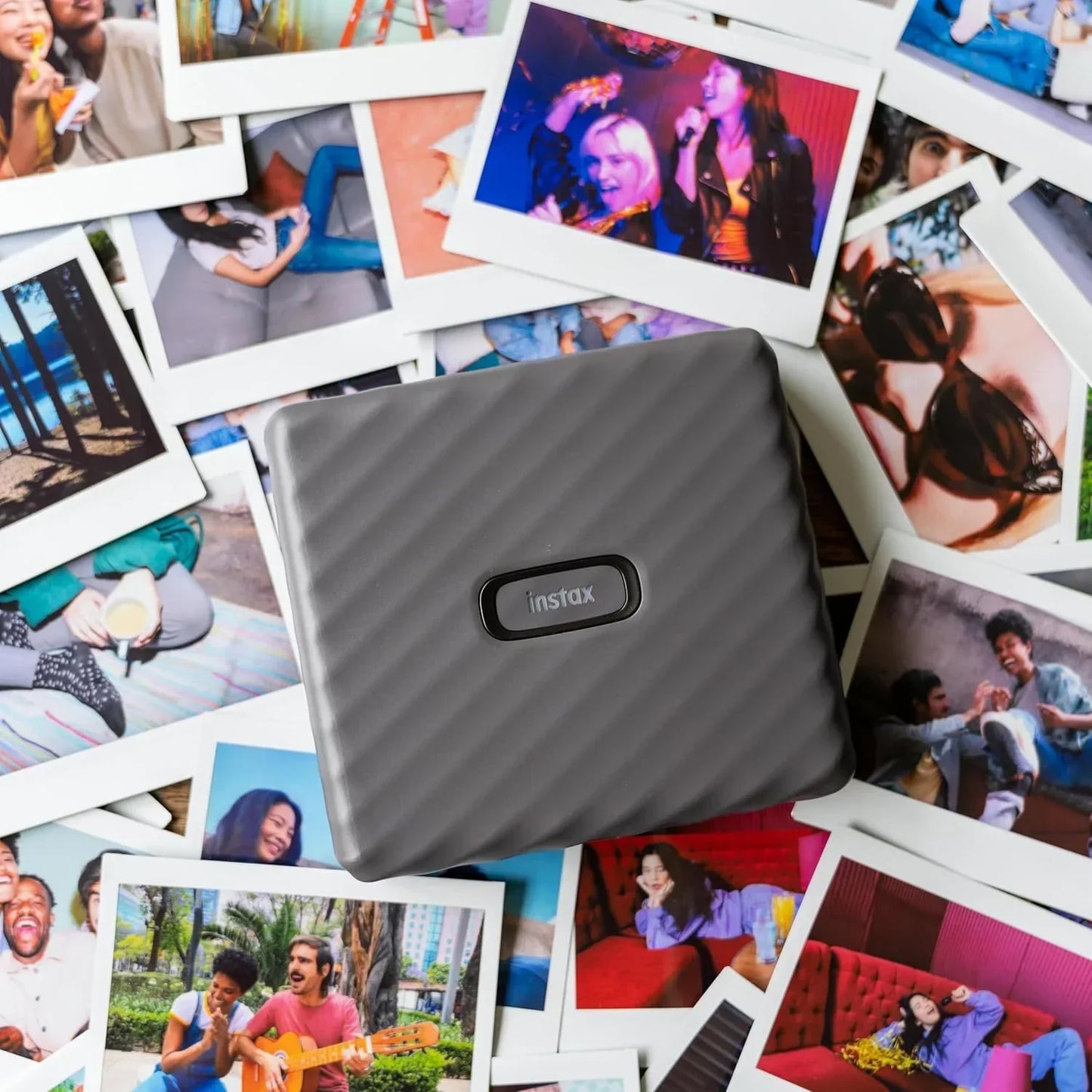 Fujifilm Instax Wide Link Smartphone Instant Photo Printer - Grey - Jaiman Toys