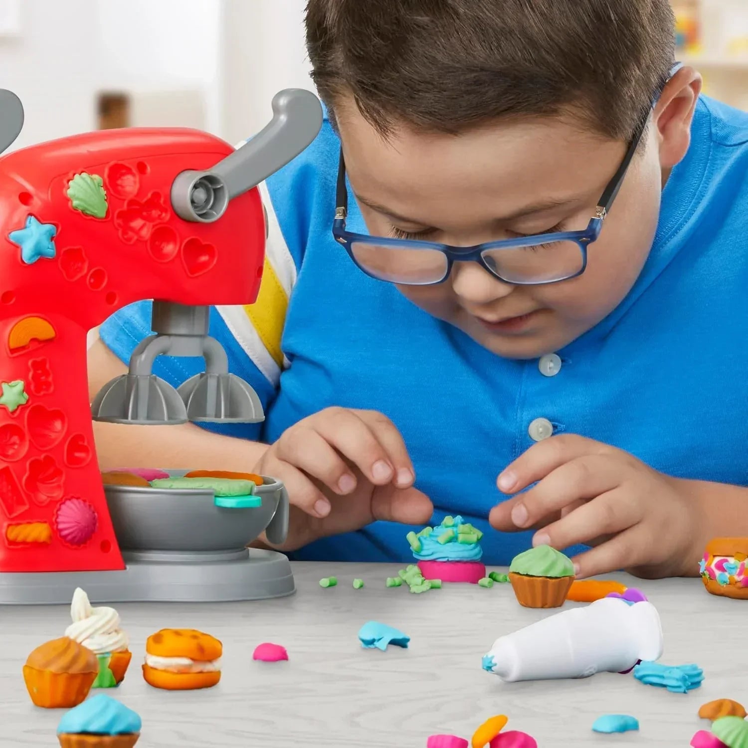 Play-Doh Kitchen Creations Magical Mixer Playset – Toy Mixer with Kitchen Accessories, Arts & Crafts Dough Set for Kids 3+ - Jaiman Toys
