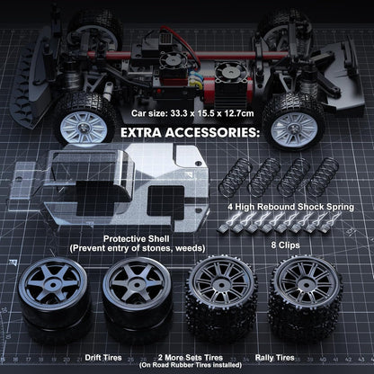 MJX 14303 Brushless RC Car – 1:14 4WD Rally & Drift Truck, 60 km/h High Speed RC Car for Adults, 1/14 Scale 4x4 Off Road RC Truck for Adults, 2.4GHz Remote Control Electric Powered Drift Car