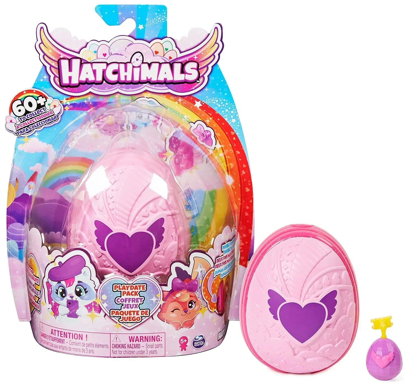 Hatchimals Playdate Pack, Game Box with 4 CollEGGtibles Figures and 2 Accessories, Toy for Girls from 5 Years - Jaiman Toys