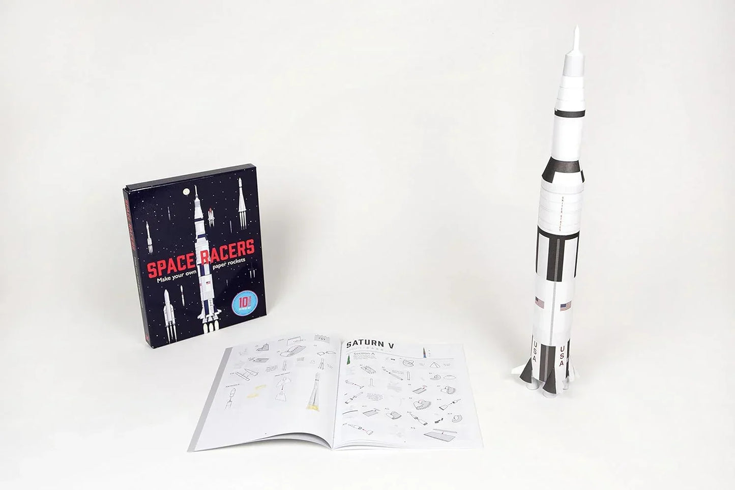 Space Racers: Make your own paper rockets - Jaiman Toys