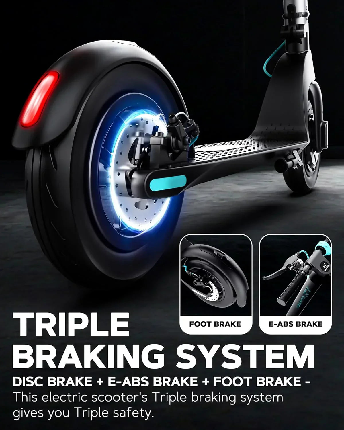 UBOARD X7 Electric Scooter – 25Km Range, Foldable, Lightweight Ride for Adults (Silver) - Jaiman Toys