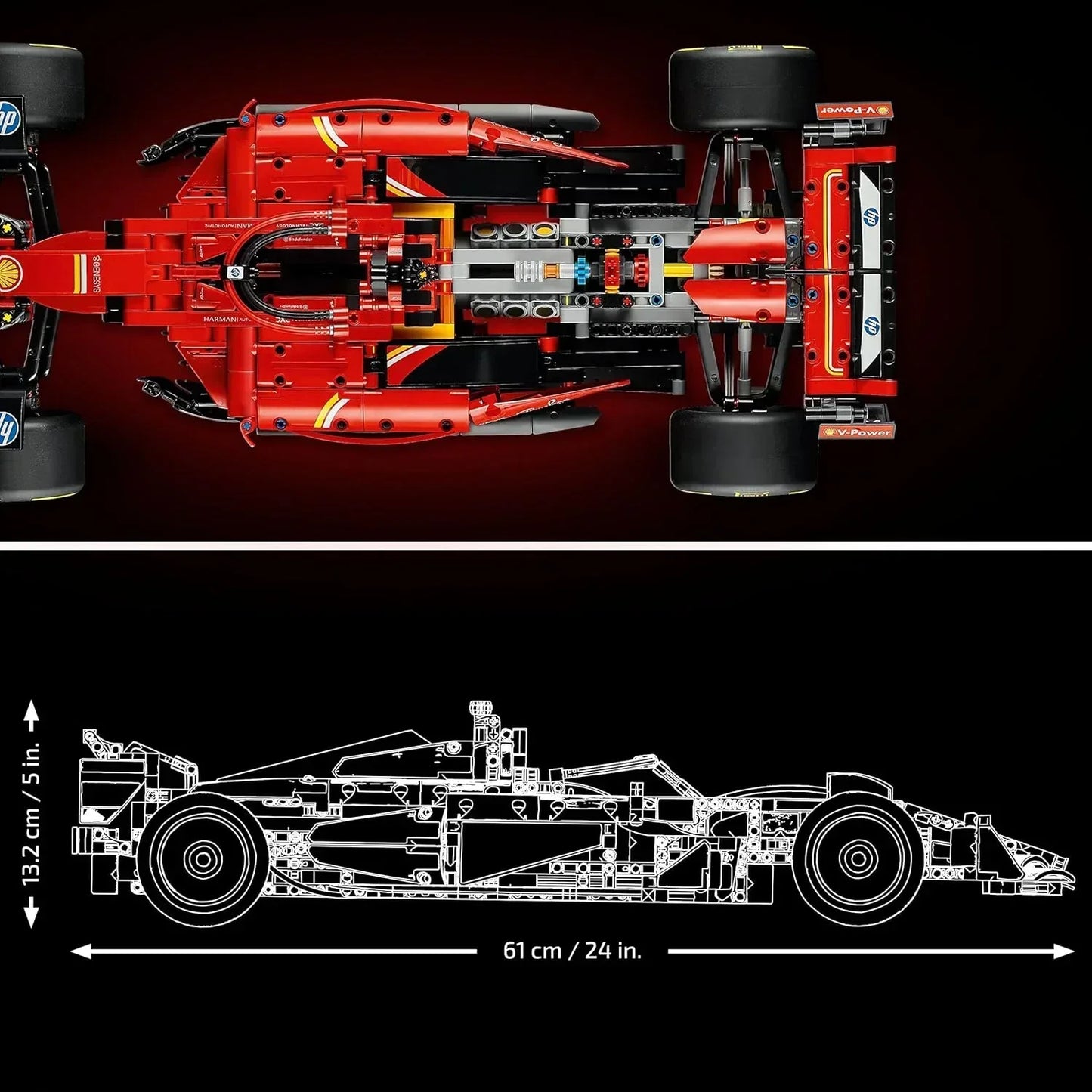 LEGO 42207 Technic Ferrari SF-24 F1 Model Car