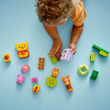 LEGO DUPLO 10457 Disney Winnie the Pooh’s Birthday Party Building Toy - Educational Playset with 3 Figures incl. Tigger and Piglet - Birthday Gift Idea for 1.5 Plus Year Old Toddlers, Boys & Girls