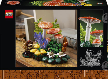Lego 11505 Botanical Forest Mushroom Decorative Plants, Faux Green, Interior Decor, Fashionable Toy, Birthday, Present, Blocks, For Men and Women