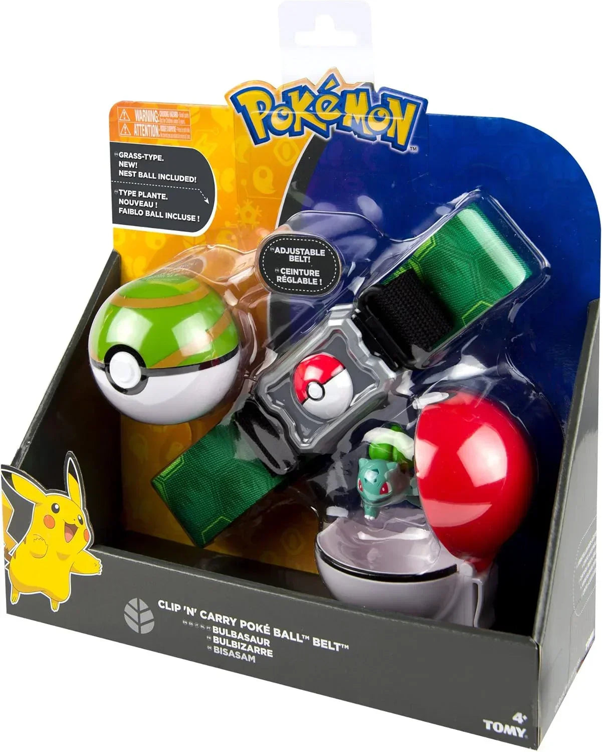 Action Set - Pokémon - Poké Ball Belt - BULBASAUR TOMYT19205 - Jaiman Toys