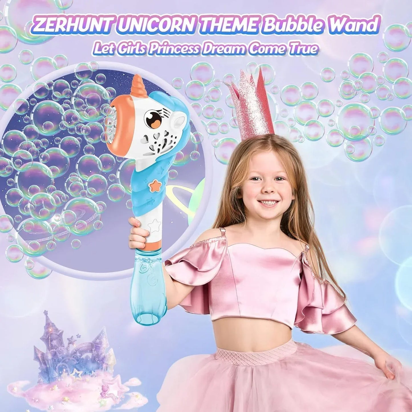 Automatic Electric Cartoon Bubble Machine – Fun Bubble Wand Toy for Kids - Jaiman Toys