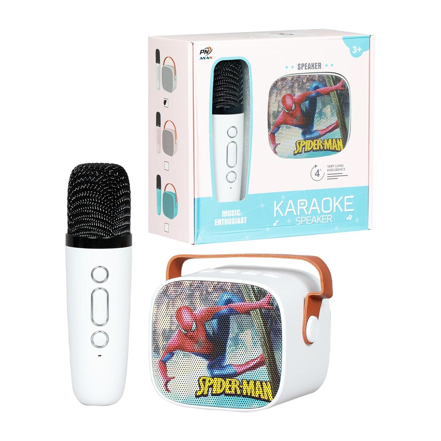 Wireless Mini Karaoke Speaker and Microphone Portable Home BT Party Speaker Mic - Jaiman Toys