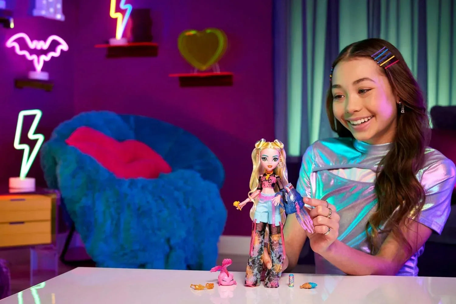 Monster High Lagoona Blue Doll – With Pet Fish & Accessories - Jaiman Toys
