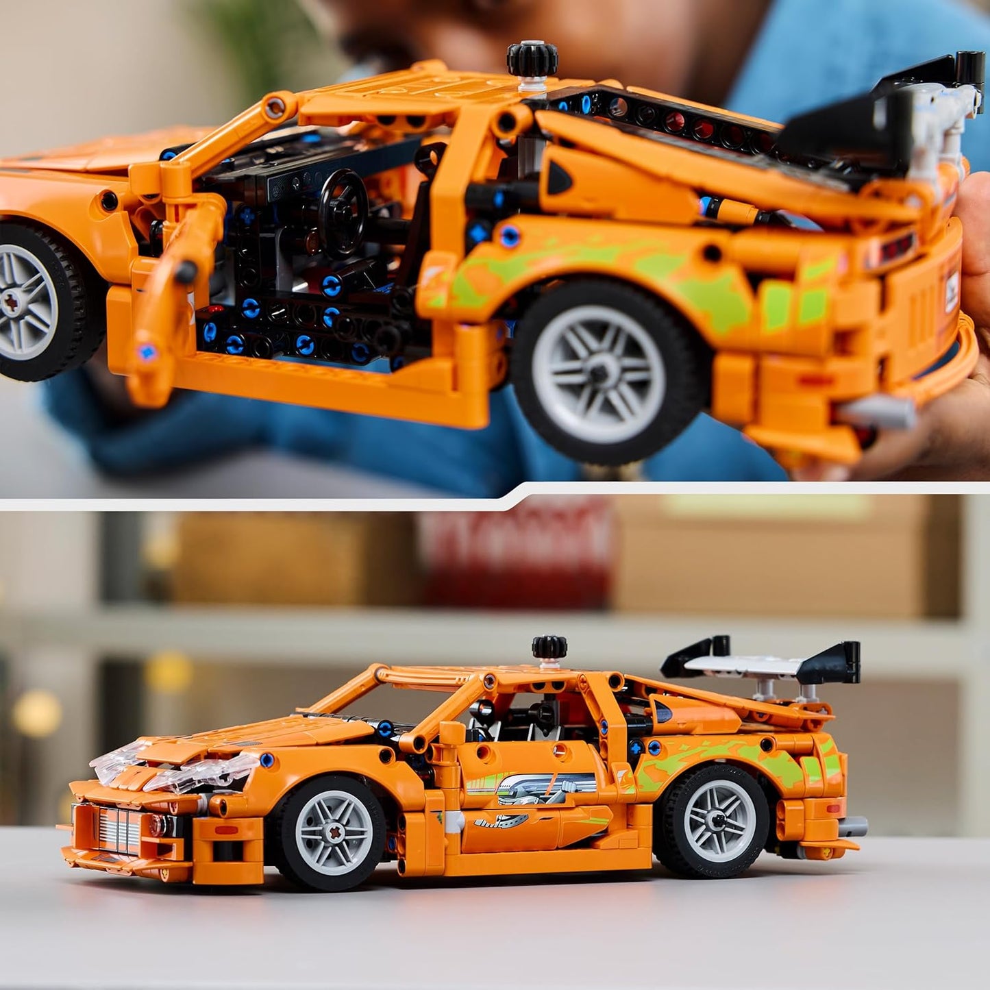 LEGO Technic Fast and Furious Toyota Supra MK4 Toy Car Model Kit 42204 Building Blocks Toys for 9+ Gift for Boys and Girls