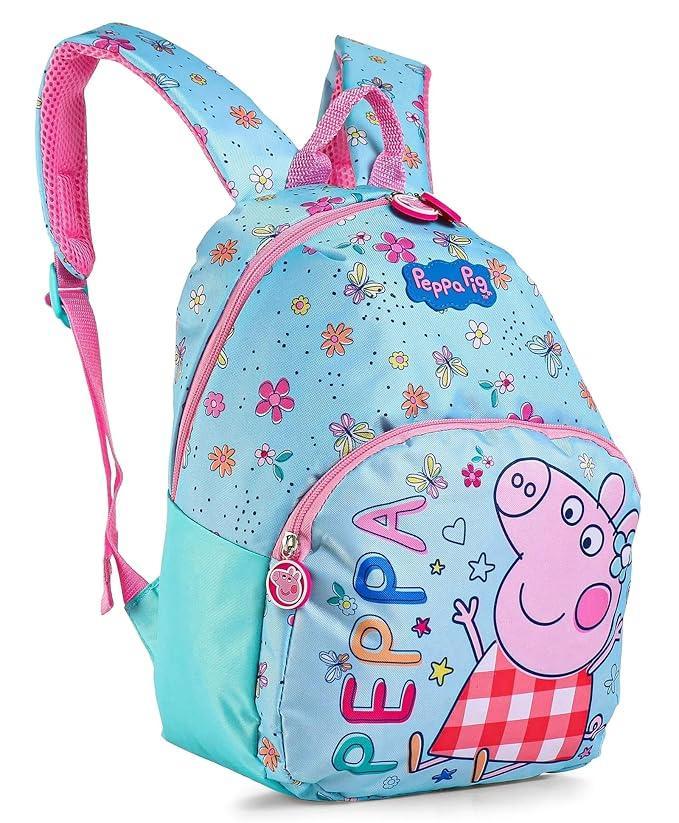 STRIDERS Peppa Pig 13-Inch Backpack Kids School Bag for Girls, and Preschoolers Fun & Cute Peppa Pig Design (2 yr to 4 yr) Kids - Jaiman Toys