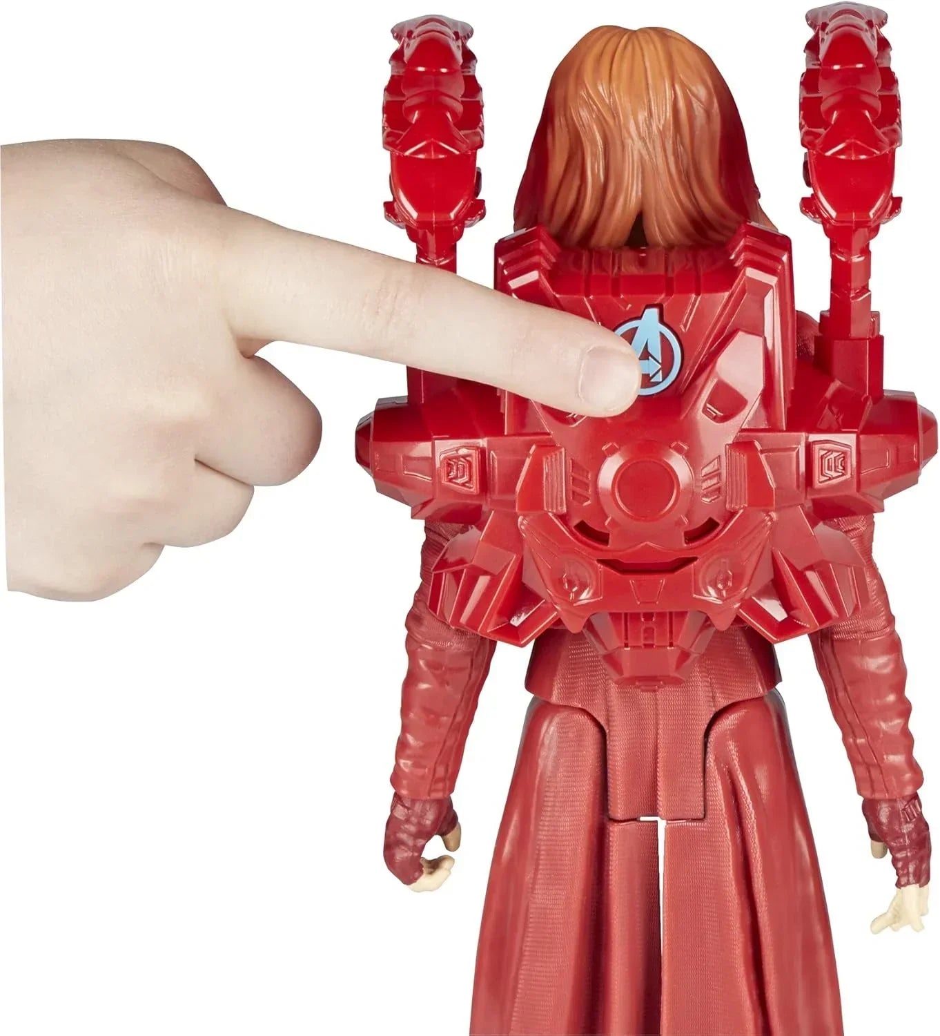 Marvel Avengers Infinity War Titan Hero Series Scarlet Witch 12-Inch Action Figure with Power FX Port | Official Hasbro Superhero Toy