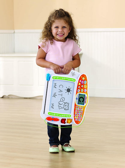 VTech Write and Learn Creative Center, White | Interactive Writing & Drawing Learning Board with Smart Stylus, 70+ Letters & Objects, Step-by-Step Tracing, Educational Toy for Kids