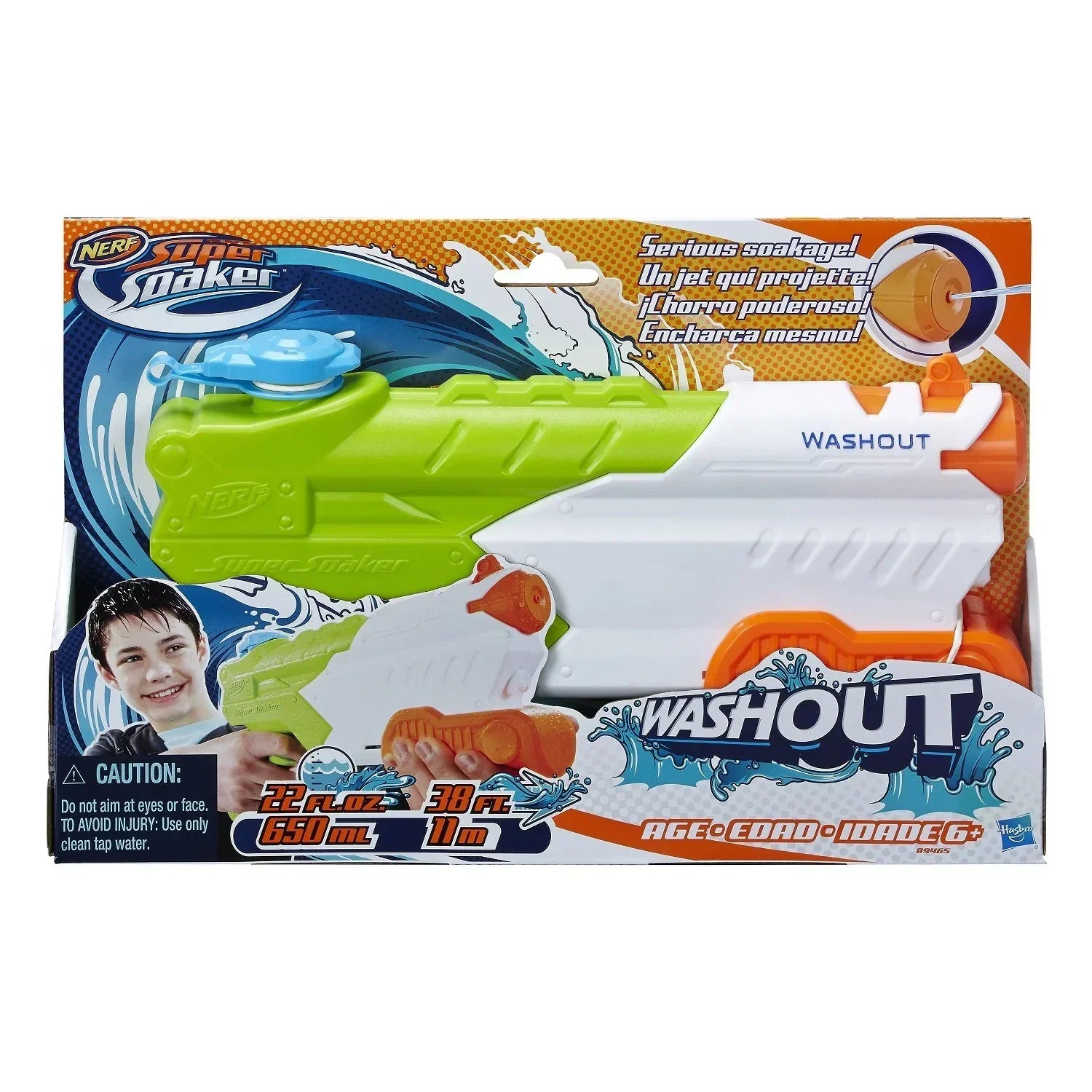 Nerf Super Soaker Washout Blaster Water Gun For Kids Age 3+ - Jaiman Toys