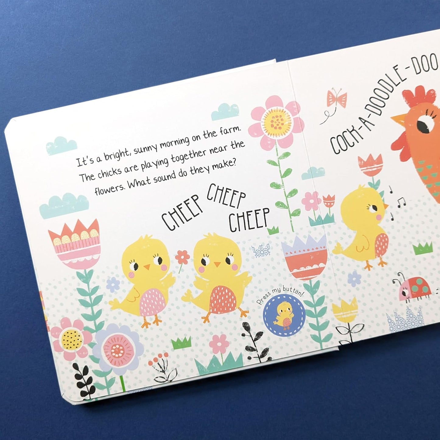 North Parade Cheep, Cheep on the Noisy Farm | Interactive Farm Animal Sound Book for Kids