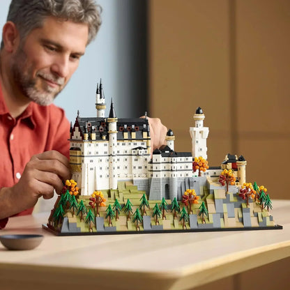 LEGO 21063 Neuschwanstein Castle Architecture Set, 2,000+ Pieces, Collectible Landmark ,For Adults