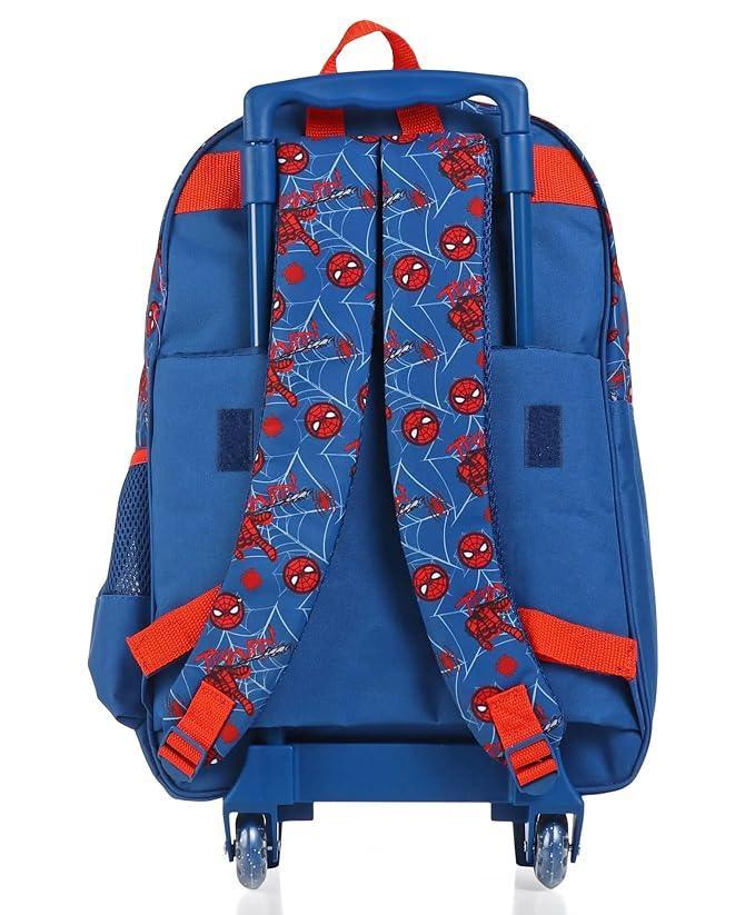 STRIDERS Spider-man 18 Inch Trolley School Bag for Kids Stylish, Easy to Carry Backpack for Boys Ages 8-12 - Jaiman Toys
