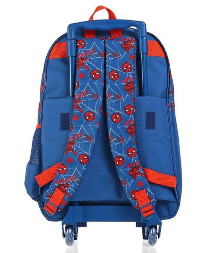 STRIDERS Spider-man 18 Inch Trolley School Bag for Kids Stylish, Easy to Carry Backpack for Boys Ages 8-12 - Jaiman Toys
