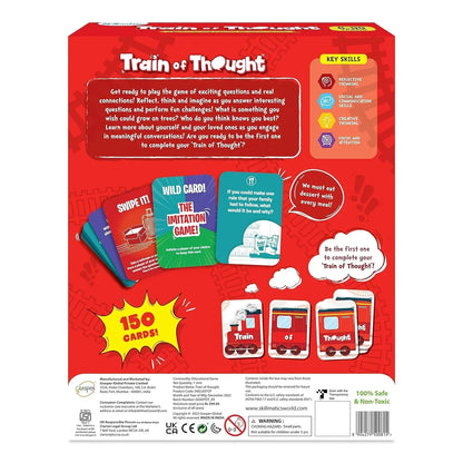Skillmatics Card Game - Train of Thought, Fun for Family Game Night, Educational Toys, Gifts for Boys and Girls Ages 6, 7, 8, 9 and Up - Jaiman Toys