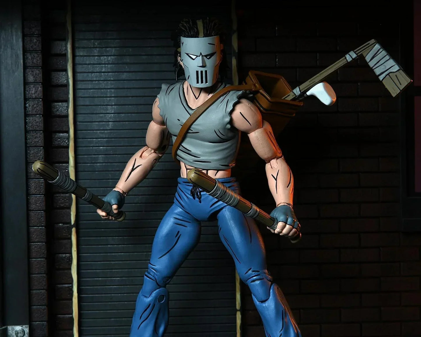 NECA – Teenage Mutant Ninja Turtles (Mirage Comics) – 7” Scale Action Figure – Casey Jones - Jaiman Toys