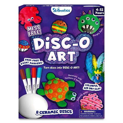 Skillmatics Art & Craft Activity - Disc-o Art, Mess-Free Art & Craft Activity for Girls & Boys, Craft Kits & Supplies, DIY Creative Activity, Gifts for Kids Ages 4, 5, 6, 7, 8, 9, 10, 11,12 - Jaiman Toys