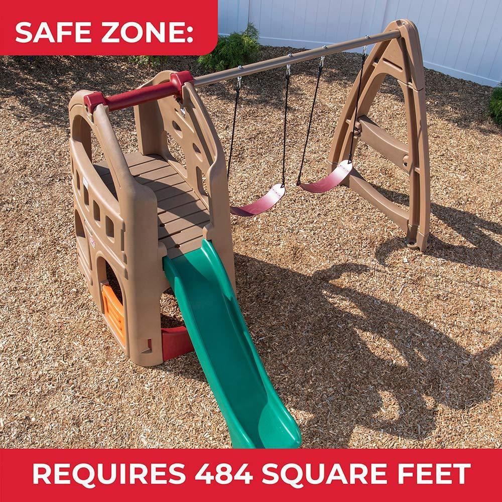 Step2 Naturally Playful Playhouse Climber & Swing Set Extension | Outdoor Playset for Kids - Jaiman Toys