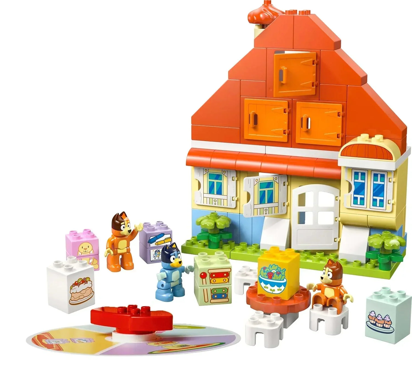 LEGO DUPLO Bluey Family House 10459 – Interactive Memory Game Toy for Kids 3+