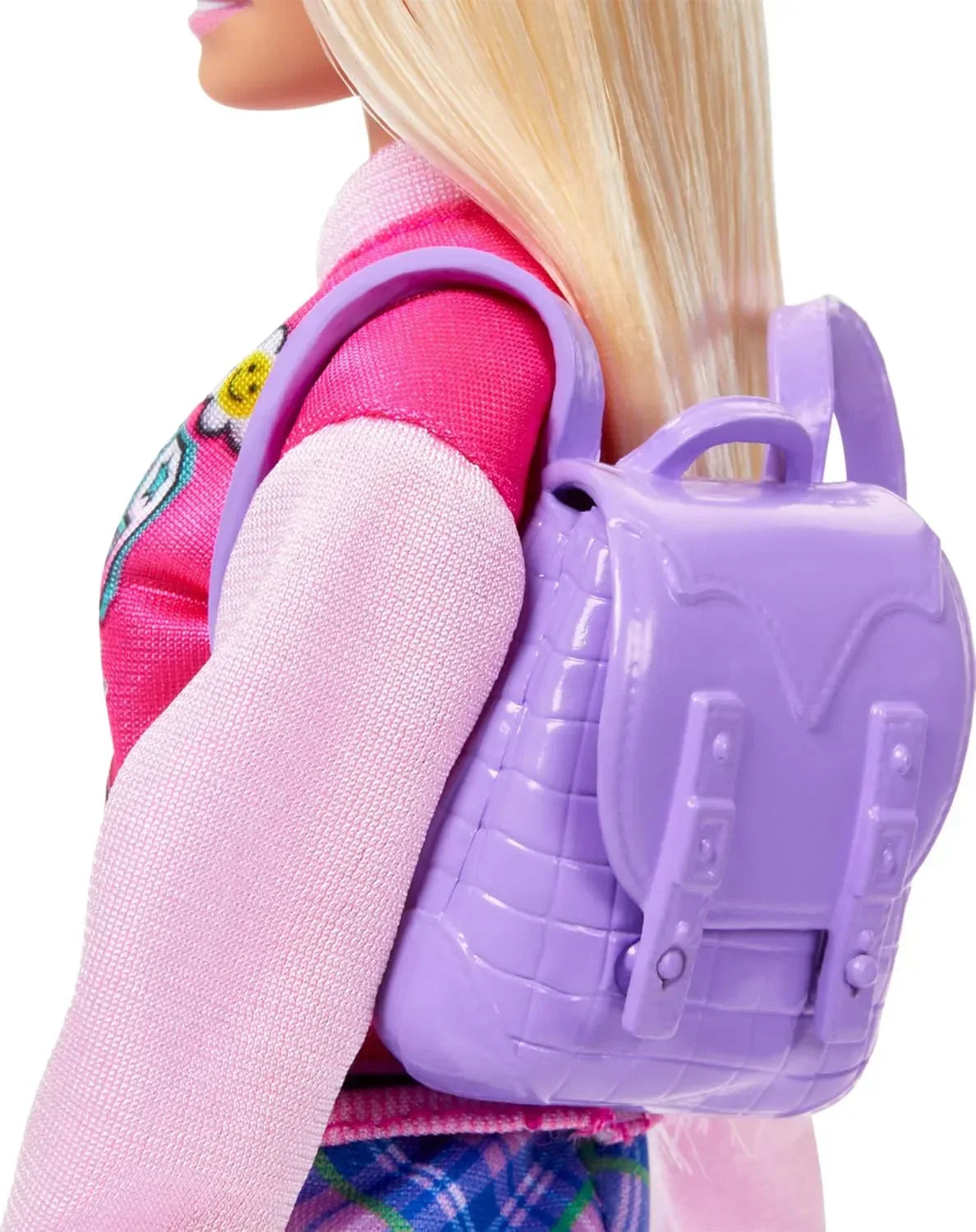 Barbie I Love School Doll & Accessories Toy Set, 7 Pieces Include Backpack, Laptop & More, Blonde Fashion Doll Wears Removable Look - Jaiman Toys