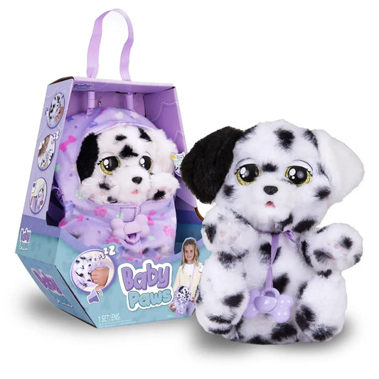 Baby Paws Dalmatian Puppy Toy with Cute Swaddle Bag |Adorable Sounds Kids Toys for Ages 4+ - Jaiman Toys